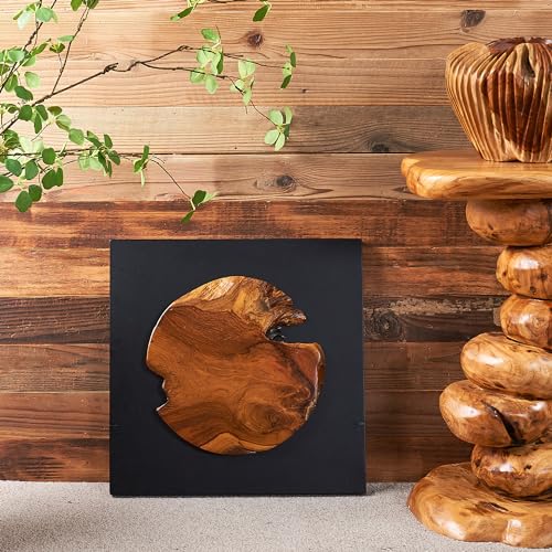 Vintage Teak Wood Wall Decor for Home and Office