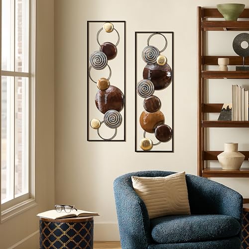 Elegant Metal Wall Art for Living and Dining Rooms